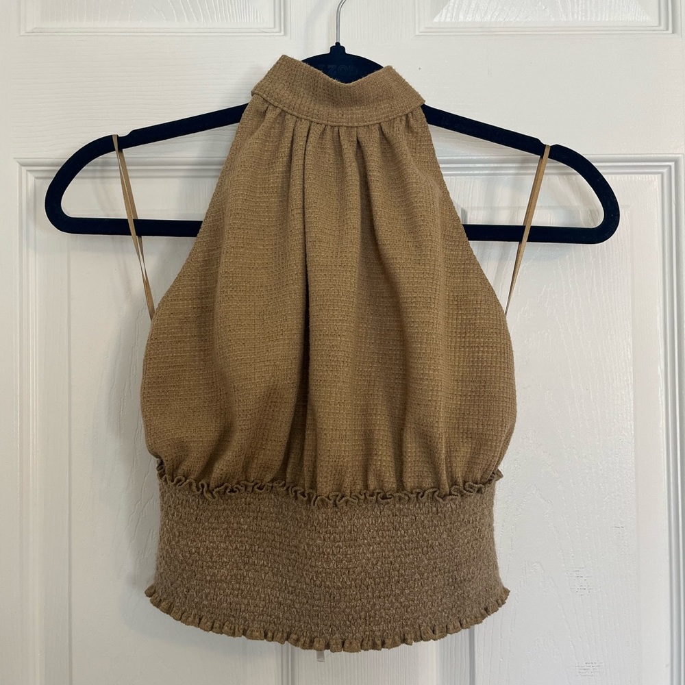 NWOT Free People Halter Tank Top size S